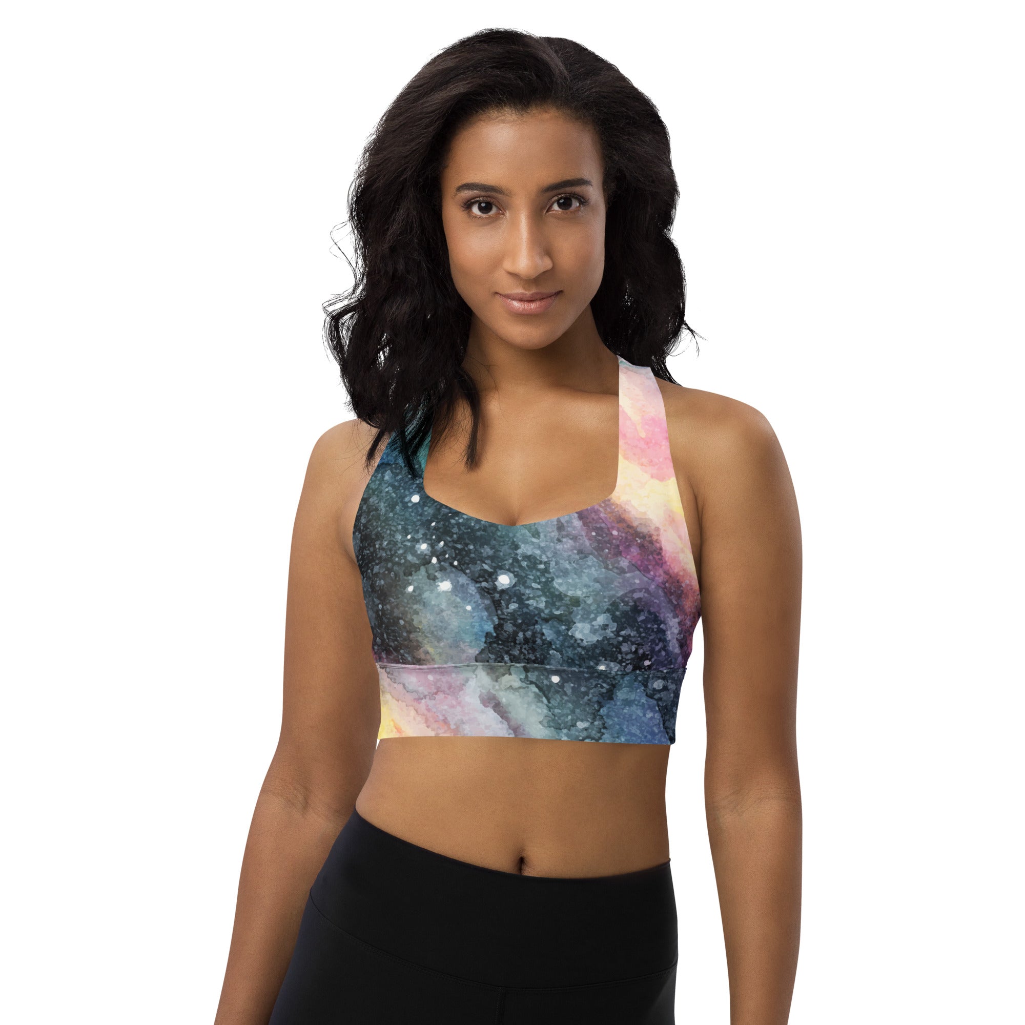 Professional Women's Sports Bra, Breathable and Quick Dry, Neon Colors –  Stars and Stripes Design – Your Megastore